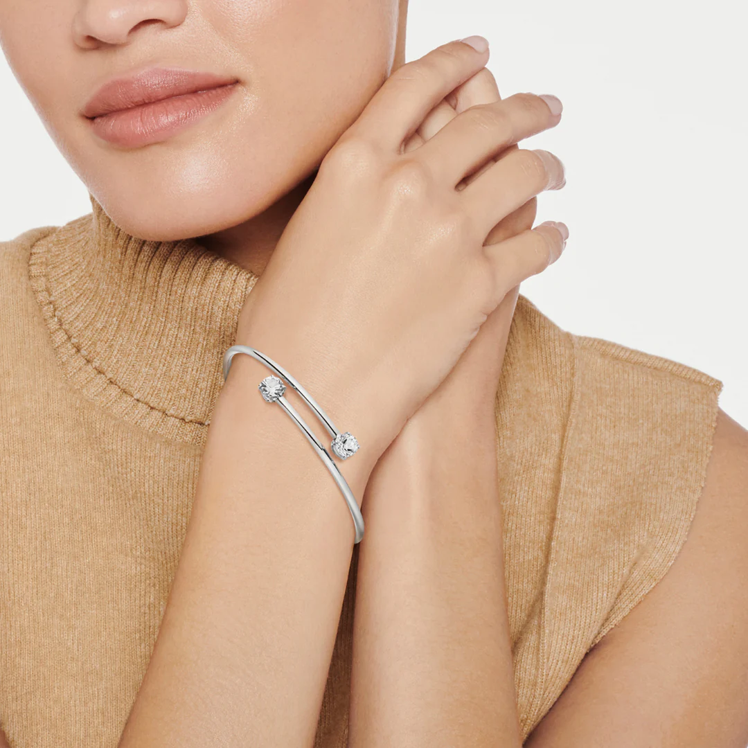 Kiki Classics White Topaz Bangle - Image 3
