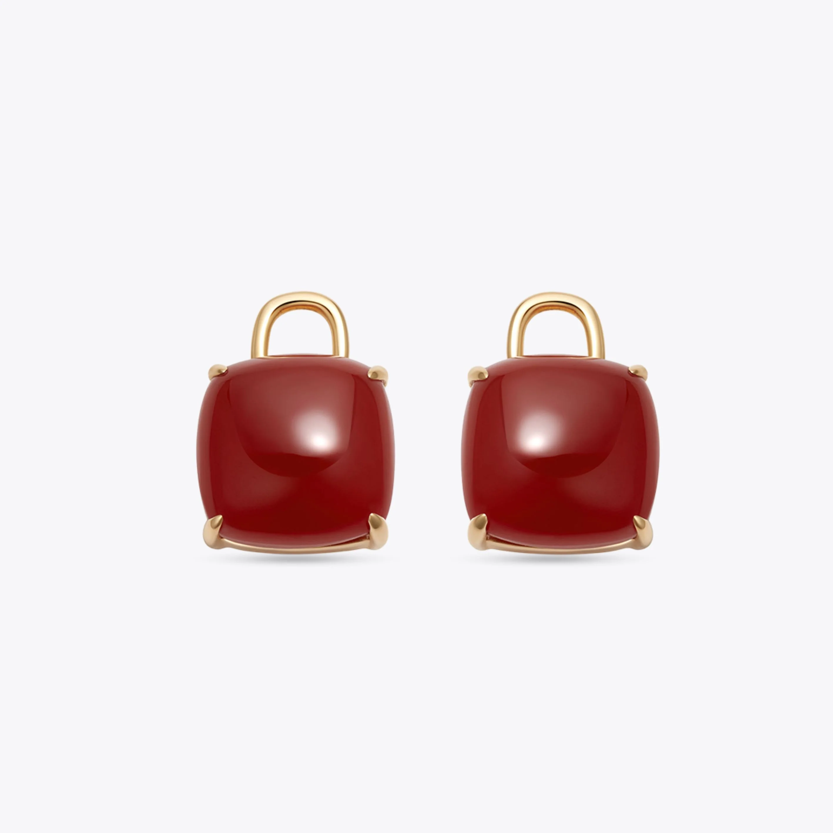 Kiki Cushion Carnelian Detachable Drops