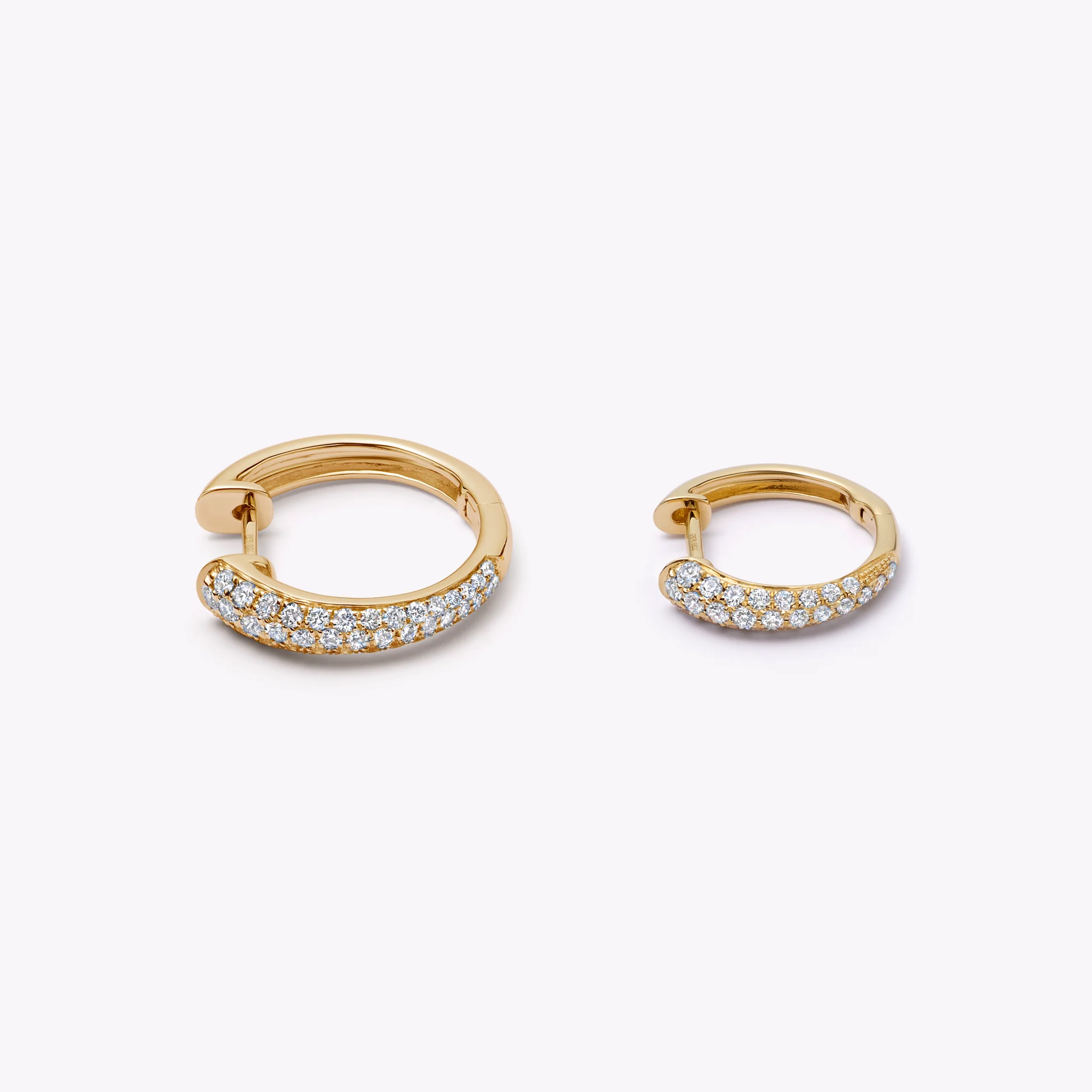 Kiki Hoops Diamond Tapered - Image 3