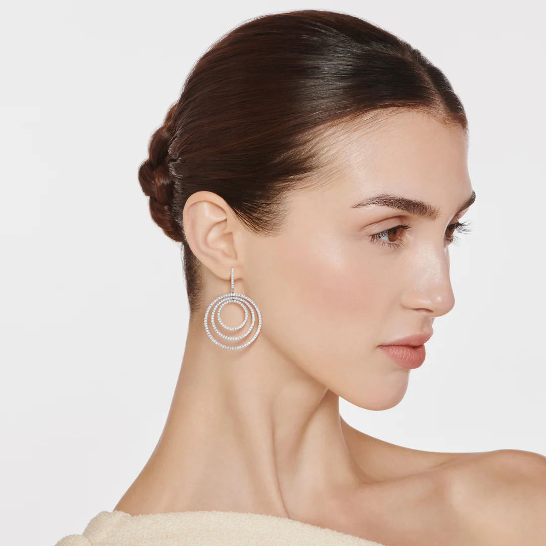 Kiki Diamonds Lola Triple Hoop Earrings - Image 3