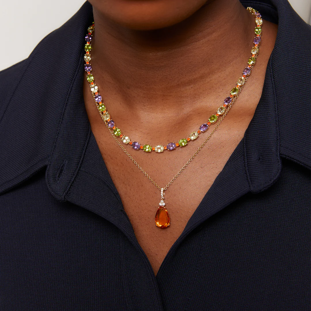Signatures Amethyst, Lemon Quartz and Peridot Necklace - Image 3